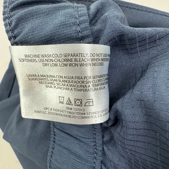 Banana Republic Tech Lightweight Quick Dry Flat Front Shorts Men's Size 36 - Picture 5 of 5